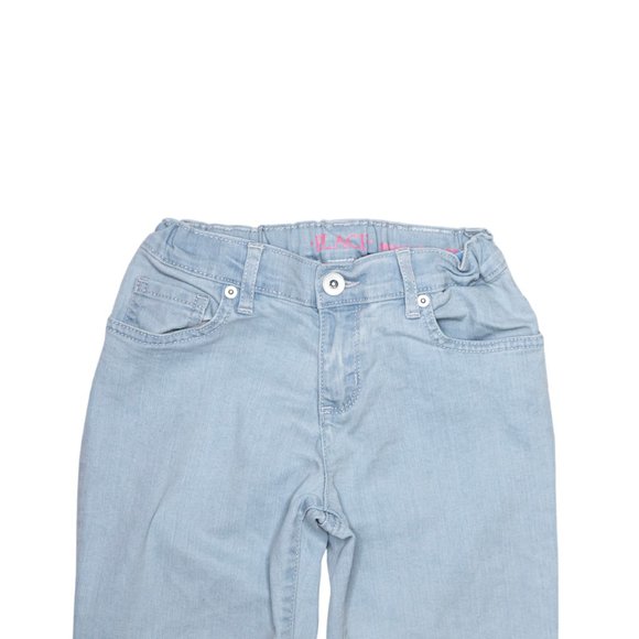 The Childrens Place Jean Skinny Girls Solid Light Blue Jean Design Size 10 - Picture 2 of 6